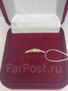   Золотое кольцо с бриллиантом  арт.  к-3120