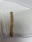  Браслет итальянка, золото 585,  арт 569